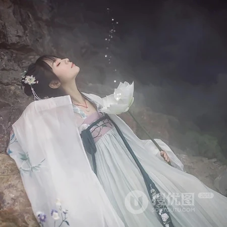 汉服文化女生COS汉服姑娘纯美头像图片