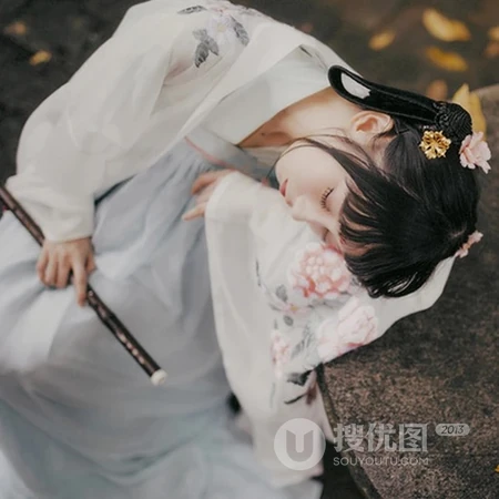 汉服文化女生COS汉服姑娘纯美头像图片
