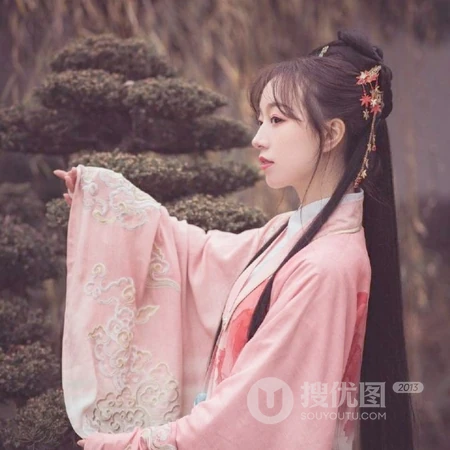 汉服文化女生COS汉服姑娘纯美头像图片