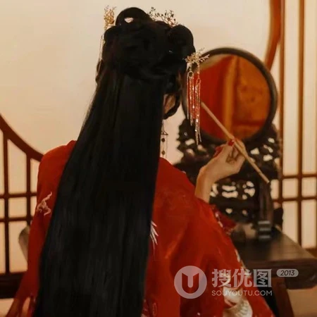传统汉服新娘装古风气质女生高清头像