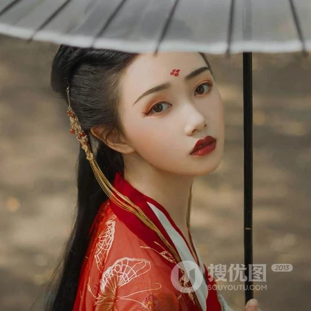 唯美塞外女生古风头像图片