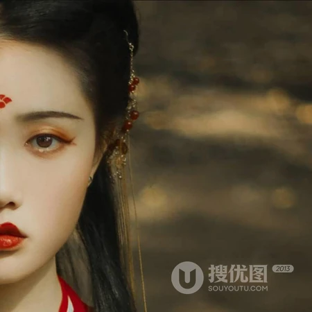 唯美塞外女生古风头像图片