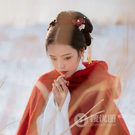 唯美塞外女生古风头像图片
