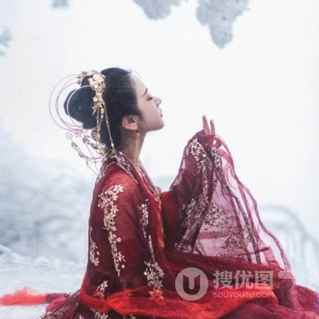 唯美塞外女生古风头像图片