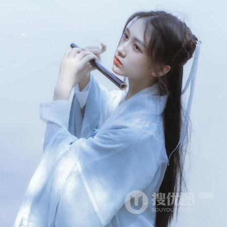 仙气古风气质女生挑花树下起舞唯美QQ头像