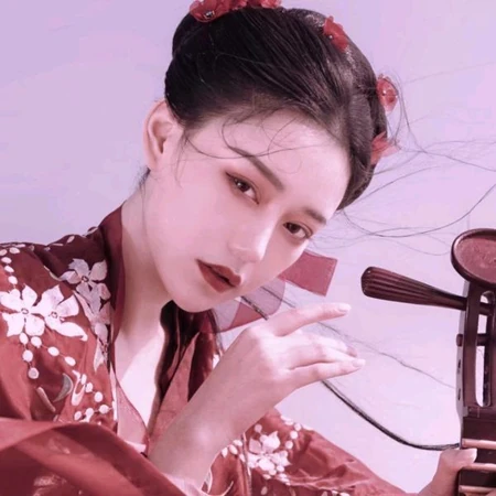 日系和服的花姑娘头像图片