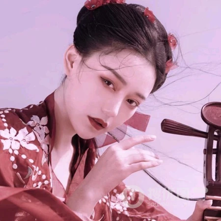 日系和服的花姑娘头像图片