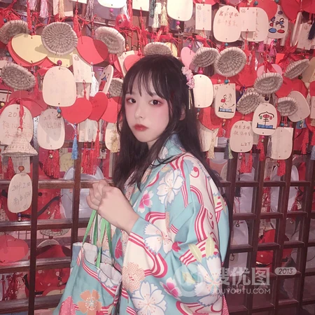 日系和服的花姑娘头像图片