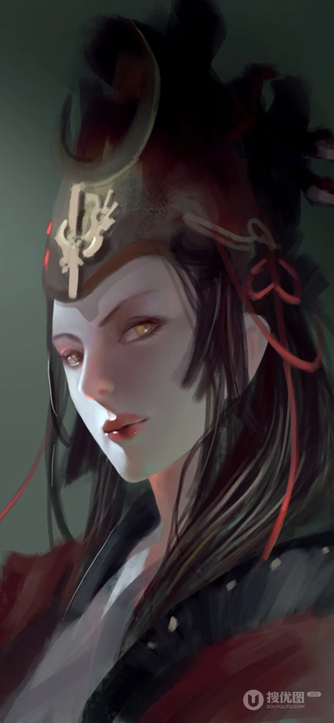创意人物插画&ldquo;东方不败&rdquo;手机壁纸合集