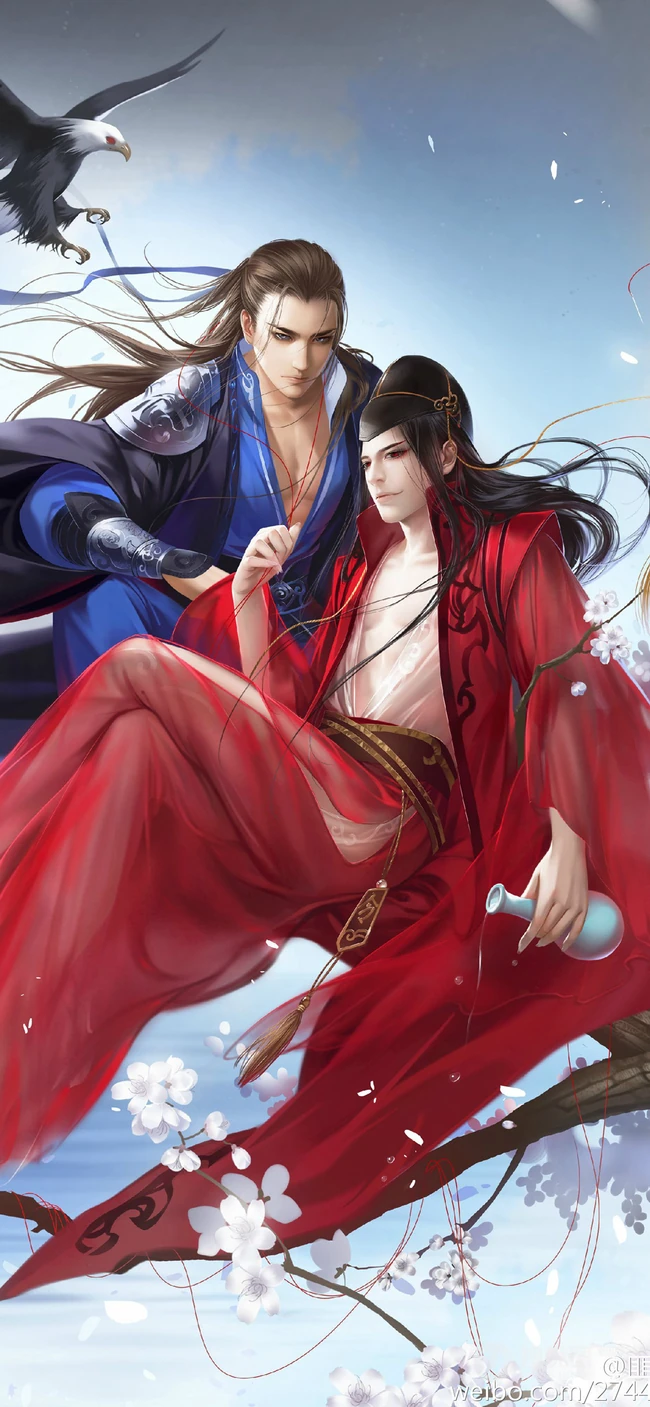 创意人物插画&ldquo;东方不败&rdquo;手机壁纸合集