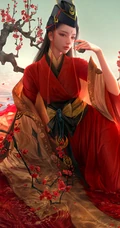 创意人物插画&ldquo;东方不败&rdquo;手机壁纸合集