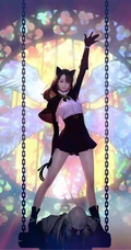 卡通游戏壁纸《洛奇玛丽猫》1080P手机壁纸