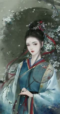古风美人，二次元古典古风美人手绘图片，绘师引筝作品