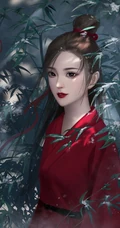 古风美人，二次元古典古风美人手绘图片，绘师引筝作品