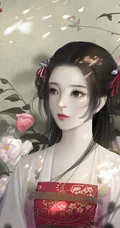 古风美人，二次元古典古风美人手绘图片，绘师引筝作品