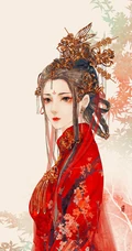 古风美人，唯美古风美人手绘插画美图，绘师画画的慕白作品