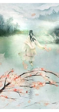 古风美人，唯美古风美人手绘插画美图，绘师画画的慕白作品