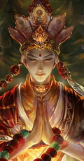 和尚图片，精美二次元少林光头和尚禅意手绘插画图片