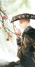 和尚图片，精美二次元少林光头和尚禅意手绘插画图片