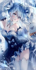 超级线条感动漫少女，精美二次元线条感少女图集欣赏