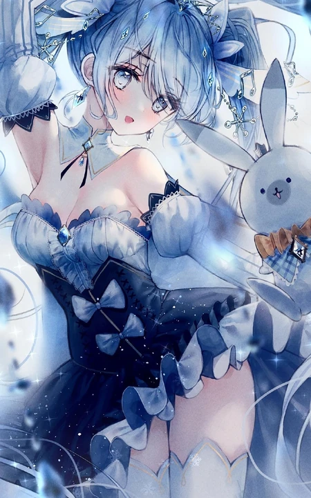 超级线条感动漫少女，精美二次元线条感少女图集欣赏
