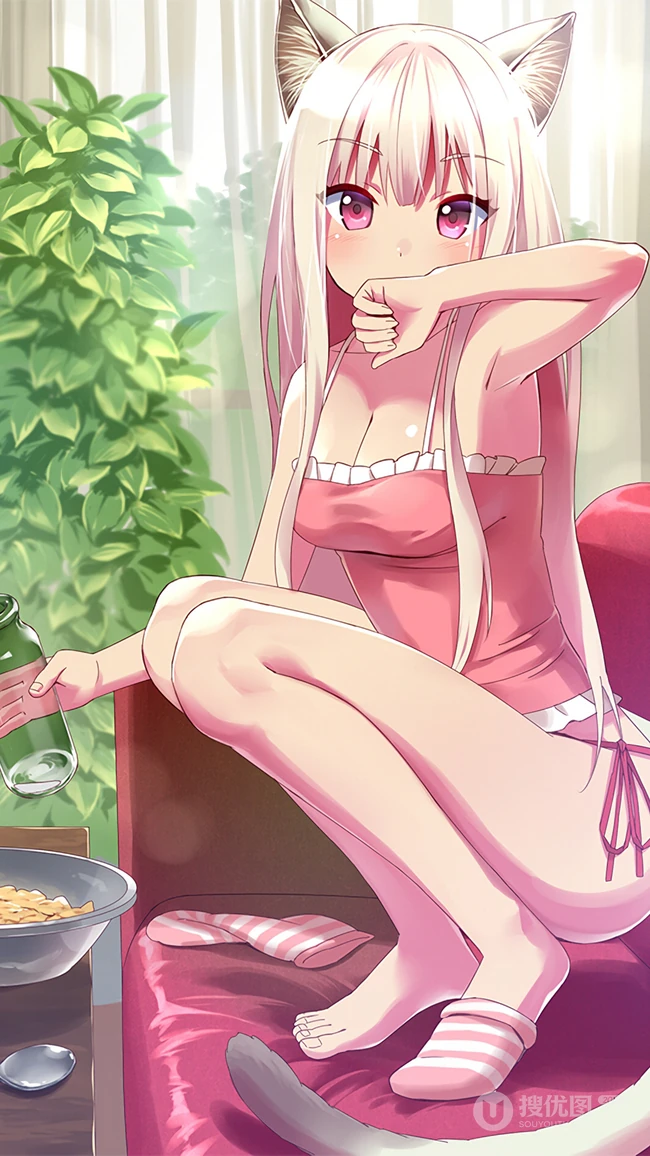 超级线条感动漫少女，精美二次元线条感少女图集欣赏