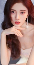 美女鞠经纬艳丽美妆产品代言写真手机壁纸