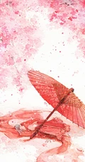 剑三水彩创意插画，国风武侠风格创意水彩画美图