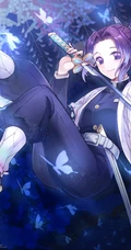 蝴蝶忍图片，漫画《鬼灭之刃》人物蝴蝶忍超美壁纸图片