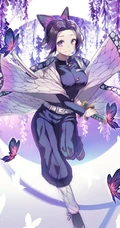 蝴蝶忍图片，漫画《鬼灭之刃》人物蝴蝶忍超美壁纸图片