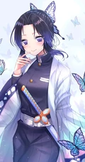 蝴蝶忍图片，漫画《鬼灭之刃》人物蝴蝶忍超美壁纸图片