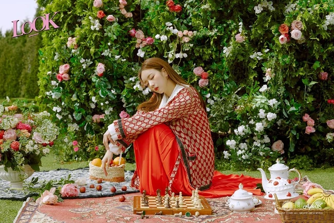 朴初珑清新靓丽图片，韩国Apink成员女生朴初珑写真美图