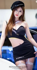 韩国精选身材模特，赛车女郎宋珠娥气质写真，生活照图片集