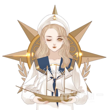 图腾背景卡通少女开黑头像推荐