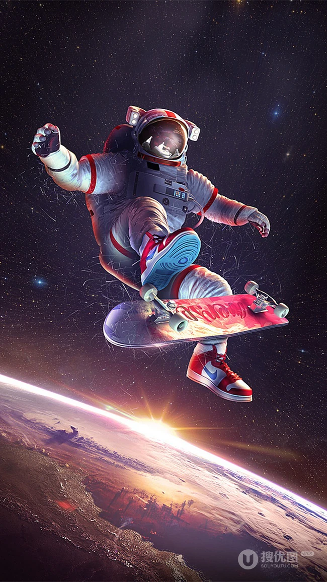 唯美的梦境鲸鱼，玄幻幻想空间创意风景壁纸图片