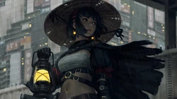 插画师Z.W. Gu手绘女侠客，女剑士系列壁纸图片高清4K