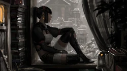 插画师Z.W. Gu手绘女侠客，女剑士系列壁纸图片高清4K