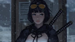 插画师Z.W. Gu手绘女侠客，女剑士系列壁纸图片高清4K