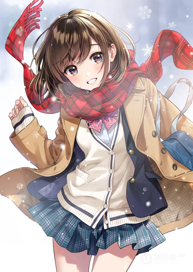 青春，活力，热情，朝气动漫少女，绘画师森倉円作品图片集