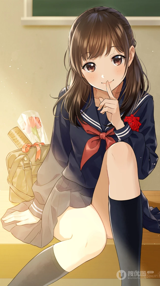 青春，活力，热情，朝气动漫少女，绘画师森倉円作品图片集