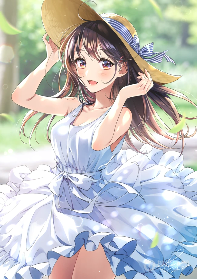 青春，活力，热情，朝气动漫少女，绘画师森倉円作品图片集