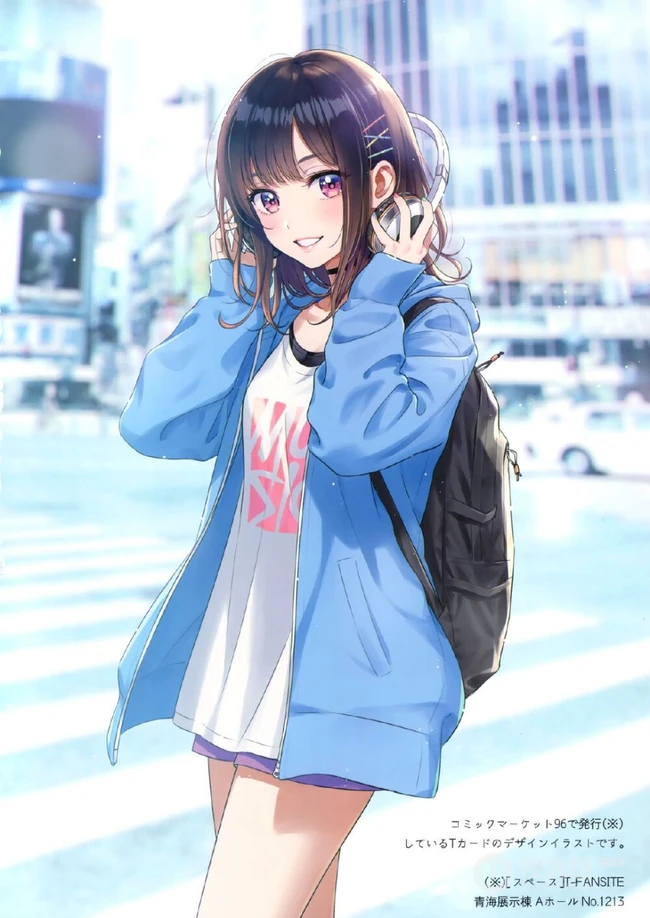 青春，活力，热情，朝气动漫少女，绘画师森倉円作品图片集