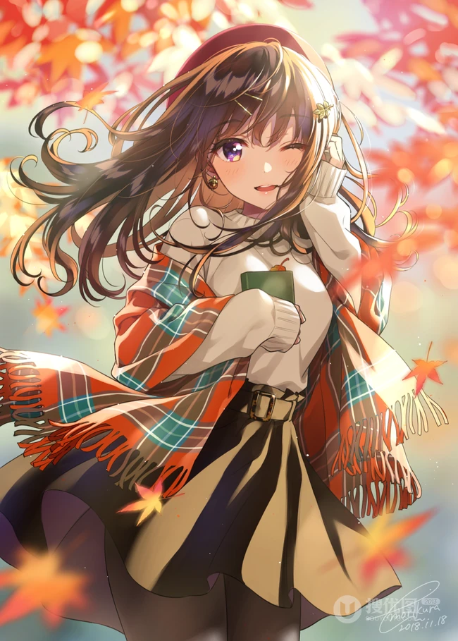 青春，活力，热情，朝气动漫少女，绘画师森倉円作品图片集