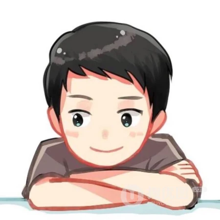 创意卡通小学生同桌风格情侣一人一半头像