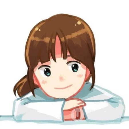 创意卡通小学生同桌风格情侣一人一半头像