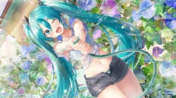 科幻感极强的动漫人物初音炫酷高清壁纸