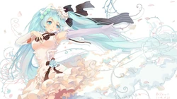 科幻感极强的动漫人物初音炫酷高清壁纸
