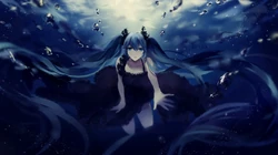 科幻感极强的动漫人物初音炫酷高清壁纸