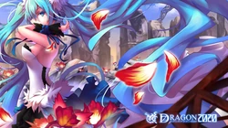 科幻感极强的动漫人物初音炫酷高清壁纸