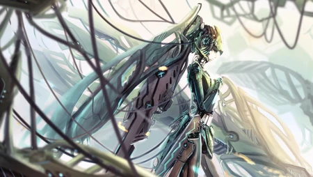 科幻感极强的动漫人物初音炫酷高清壁纸